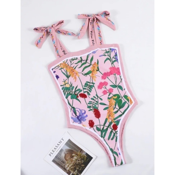 One Piece Reversible Swimsuit Bodysuits Summer Bathing Suit - Picture 7 of 14